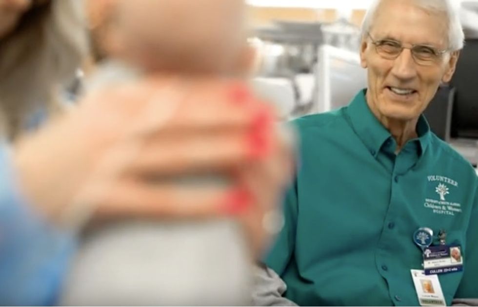 This 81yrold ‘baby cuddler’ who gave 1 million to the NICU is your
