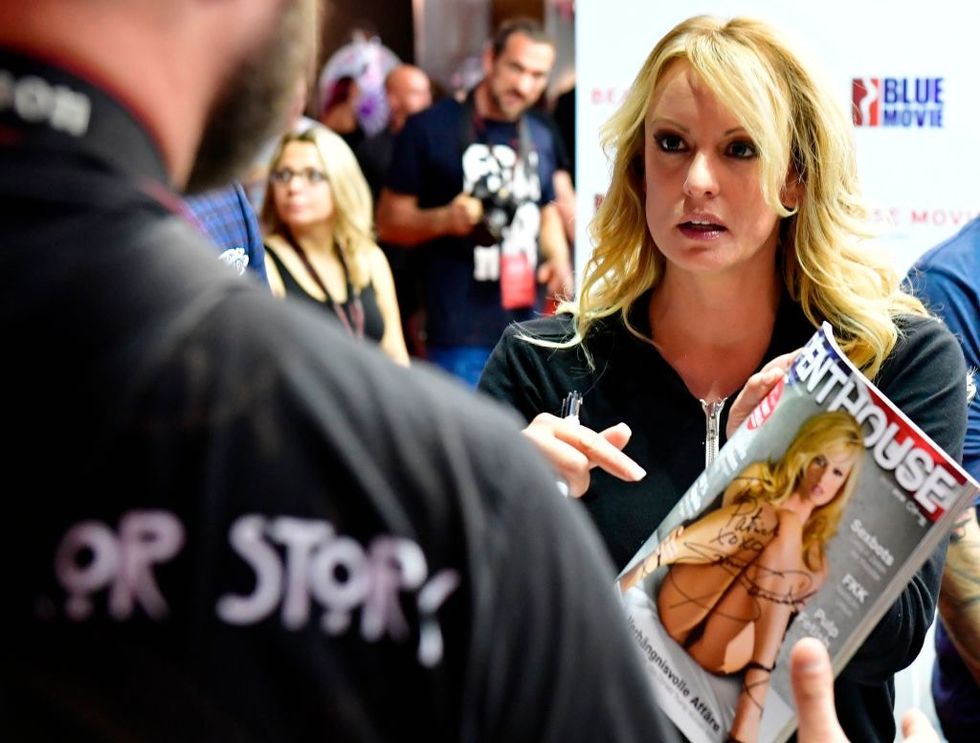 Stormy Daniels shuts down a homophobic heckler in perfect fashion.