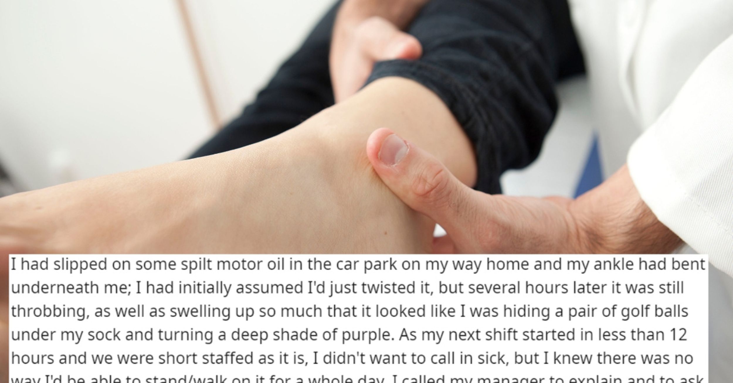 Injured Worker Is Told To Get A Doctor's Note By Unsympathetic Manager In Order To Sit Down At Work—And It Backfires Splendidly