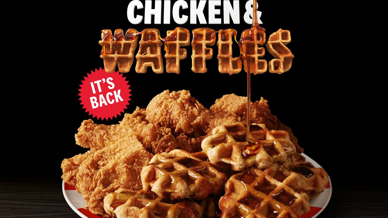 KFC brings back Chicken and Waffles for one month only