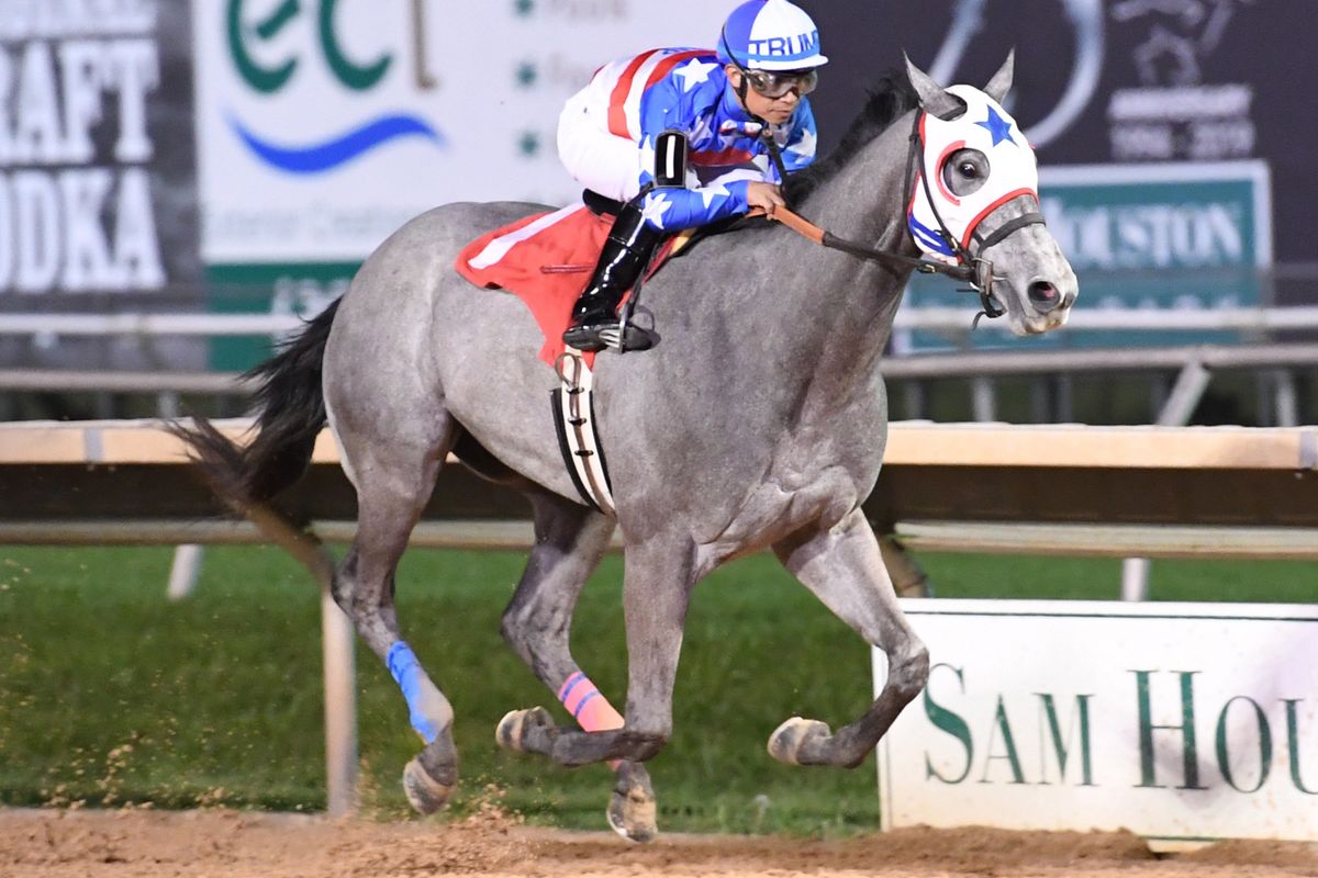 Sam Houston Race Park paddock.