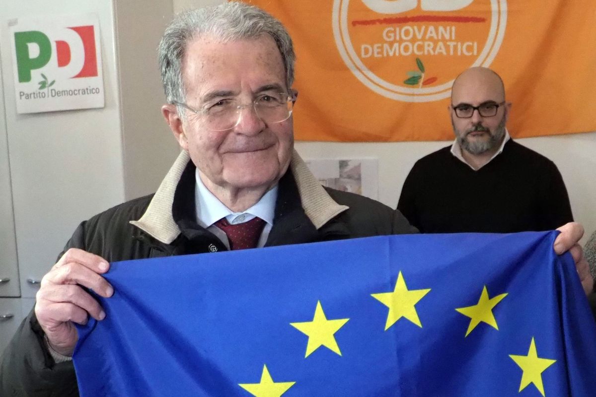 Prodi flop, agli italiani non piace il vessillo Ue