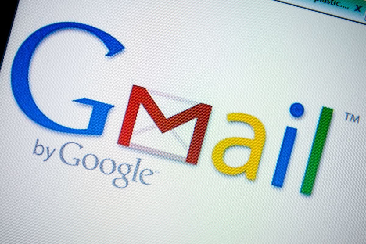Photo of the Gmail by Google logo on a computer screen