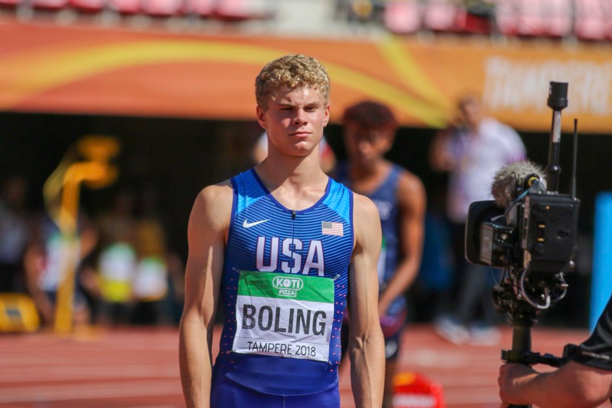 Strake Jesuit’s Matthew Boling flying to start outdoor track season