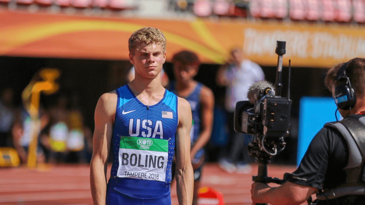 Strake Jesuit’s Matthew Boling flying to start outdoor track season