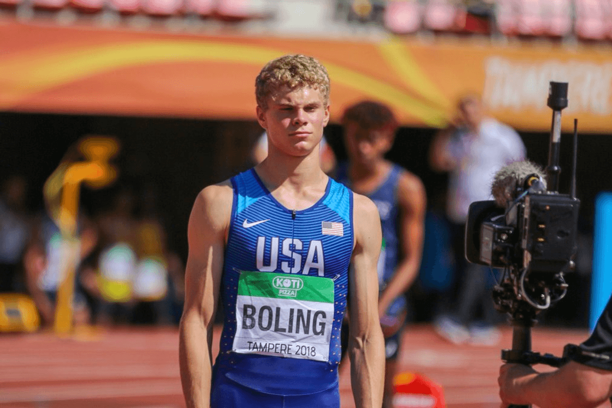 Strake Jesuit’s Matthew Boling flying to start outdoor track season