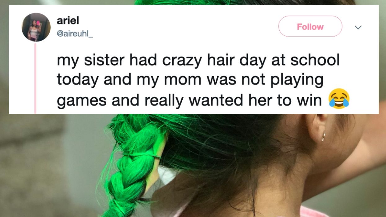 Mom Goes All Out For Daughter's 'Crazy Hair' Day At School, And She Deserves All The Prizes