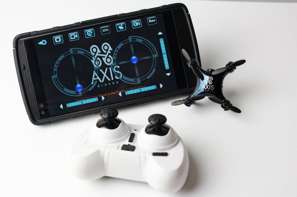 A photo of the Aerix Vidius drone, which is simple to set up