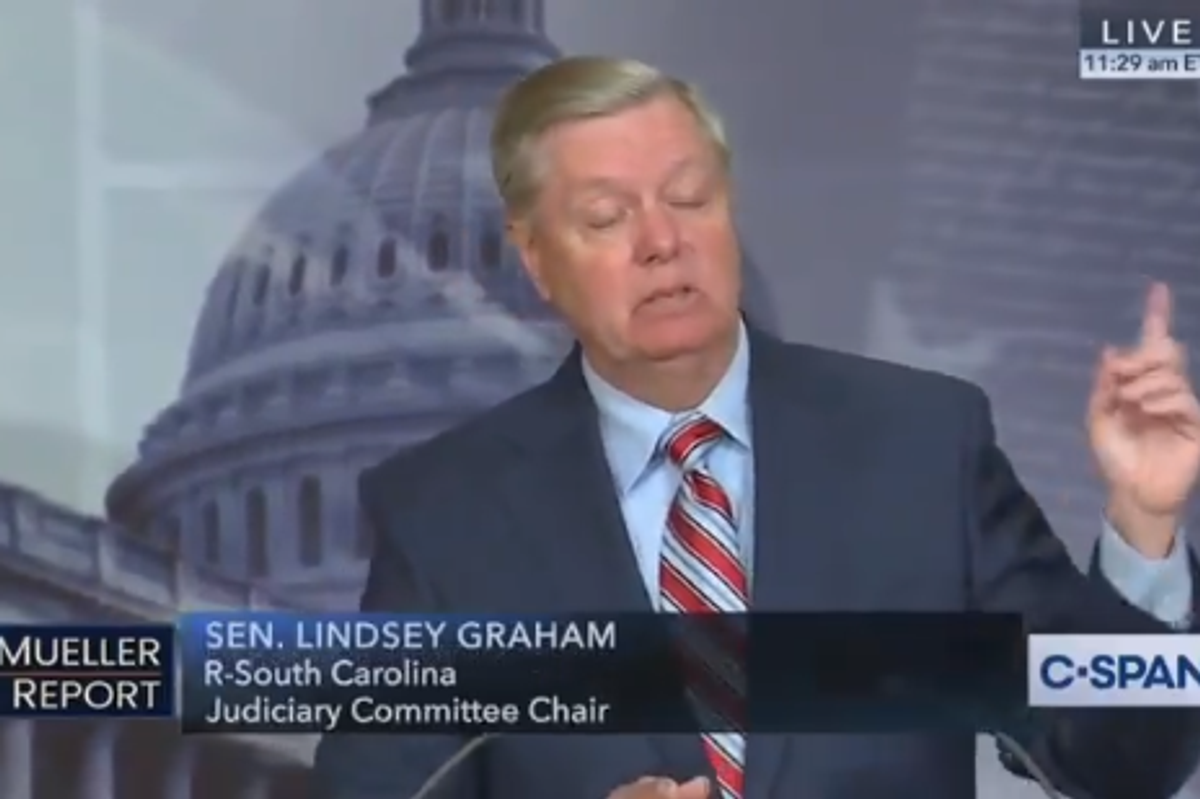 ​Lindsey Graham Gonna LOCK HER UP With Robert Mueller Or Something, F*ck If We Know