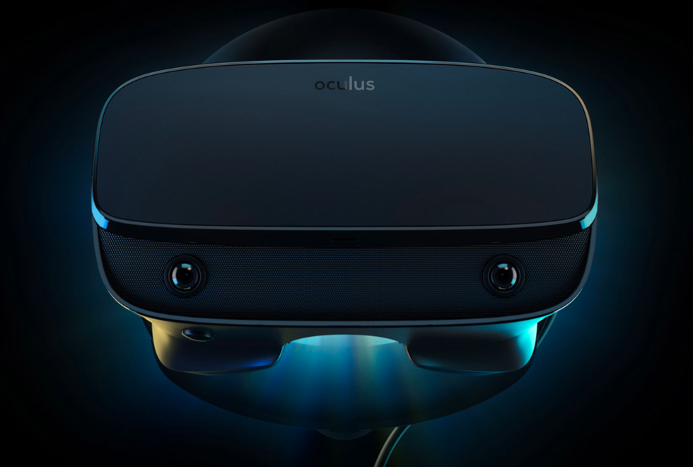 Product image of the Oculus Rift S virtual reality headset