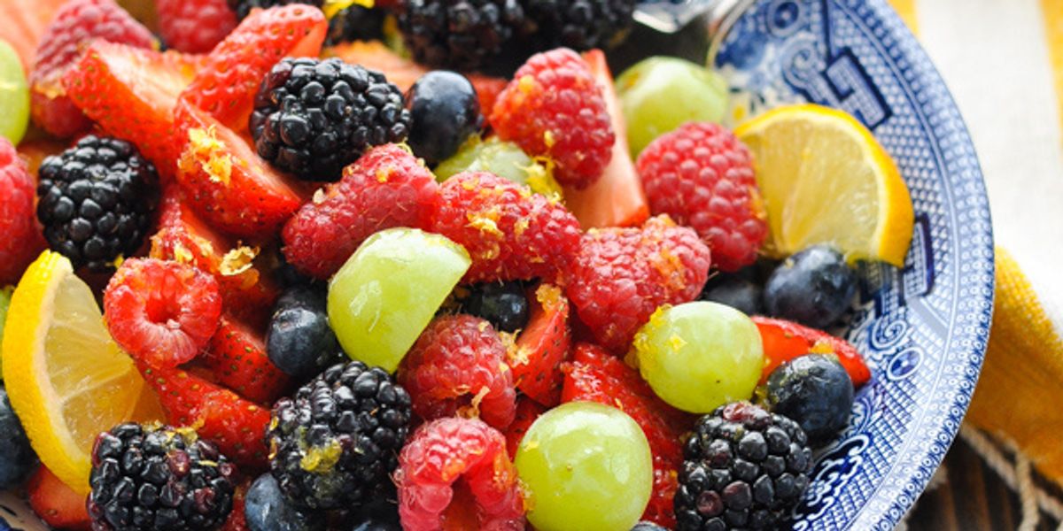 Fruit Salad with Honey Lemon Dressing My Recipe Magic