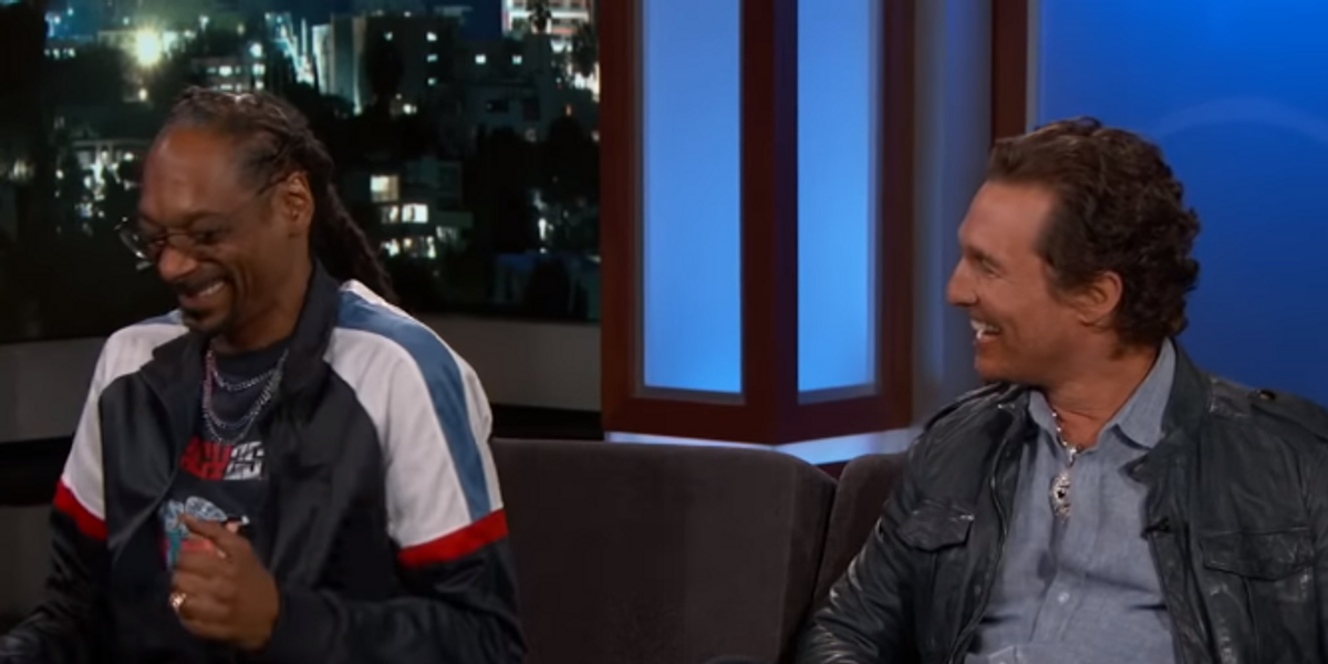 Snoop Dogg and Matthew McConaughey are BFFs Now