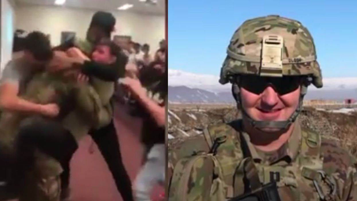 This Coach Surprised His Students With an Early Return From Afghanistan, and Their Reaction Is Pure Emotion
