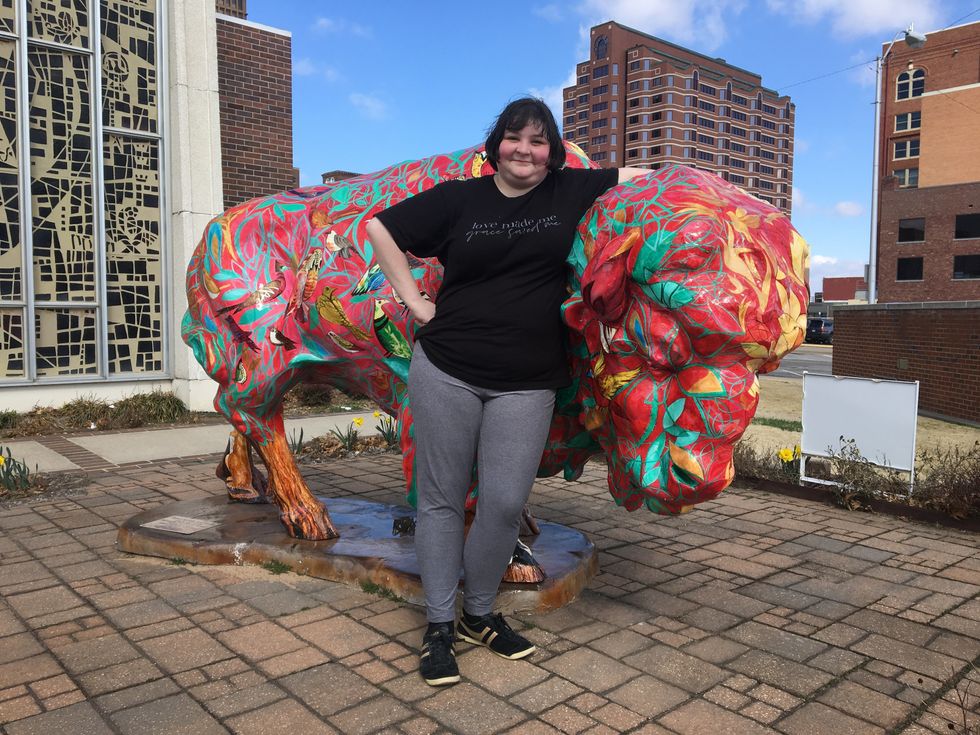 Beautiful Bartlesville Buffalo Statues