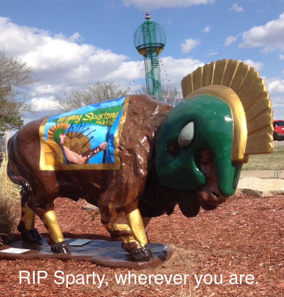 Beautiful Bartlesville Buffalo Statues