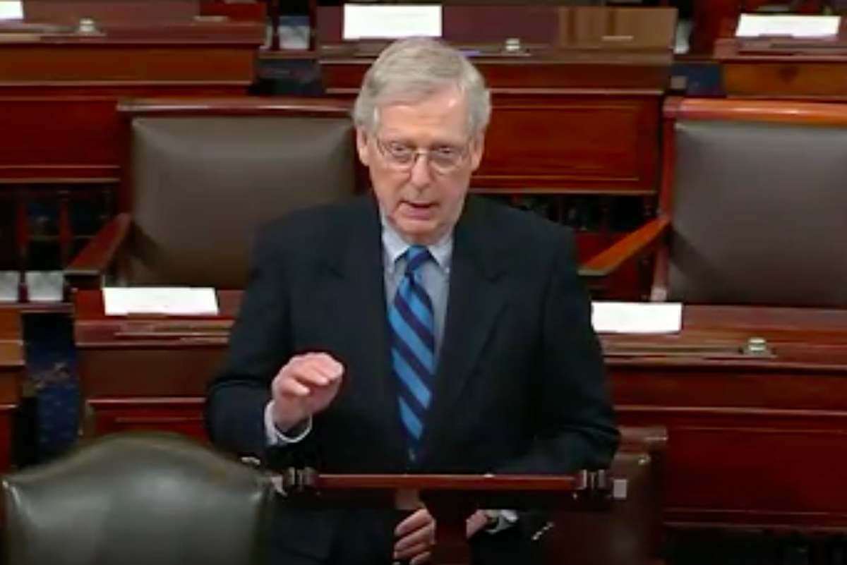 Mitch McConnell Helpfully Changes Senate Rules So President Kamala Harris Can Pass Green New Deal & Reparations
