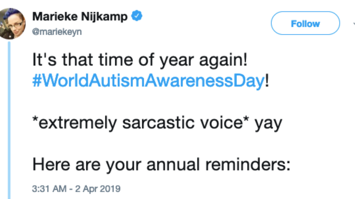 Author Shares Powerful Thread About The Importance Of 'Autism Acceptance' On World Autism Awareness Day