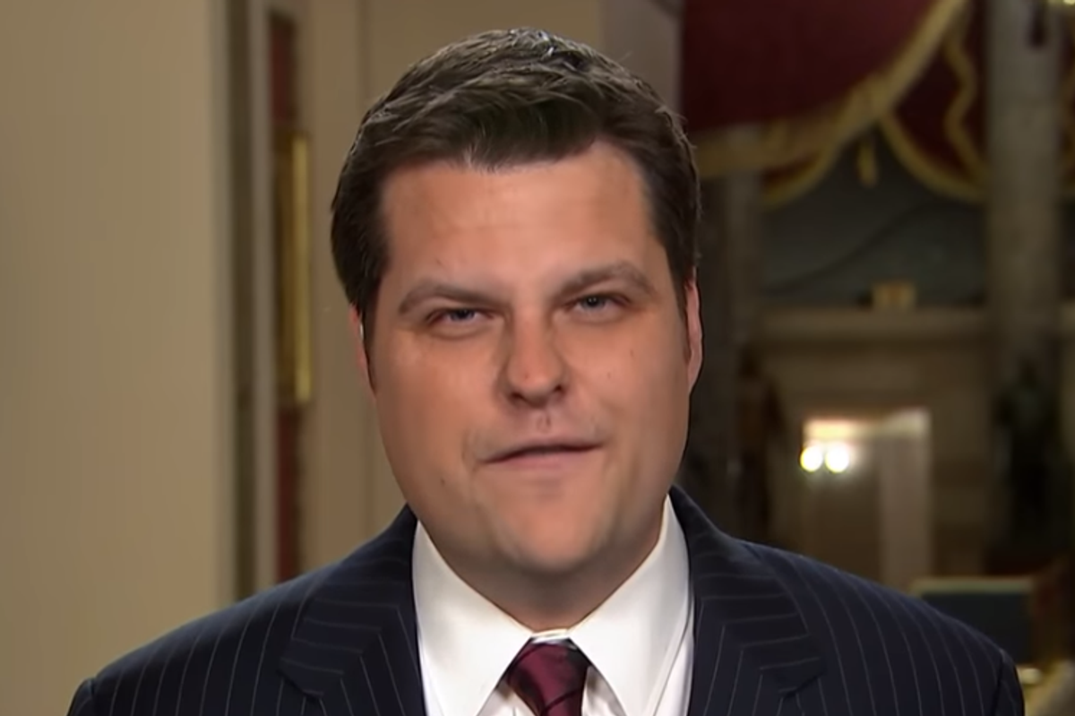 Matt Gaetz Is ... Right About A Thing???