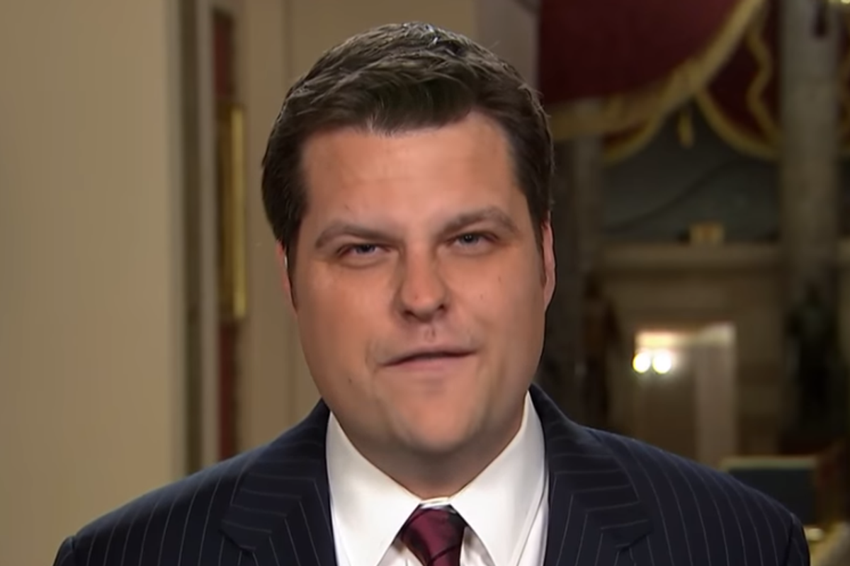 Matt Gaetz Demands Senator Richard Burr's Ouster For Stock Dumping. Must Be That Time Of The Month Again.