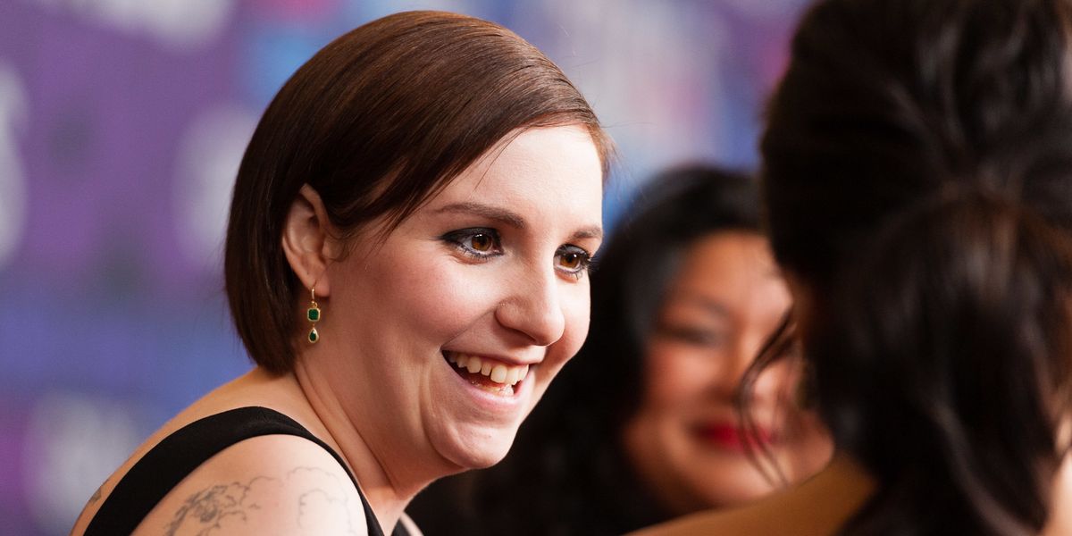 Lena Dunham Debuts 'Sick' Neck Tattoo