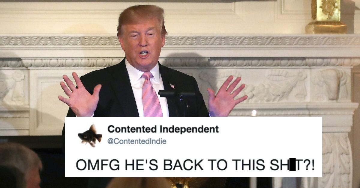 Trump Just Credited Himself With The Return Of People Saying 'Merry Christmas'—And Nobody Wants To Hear It In May