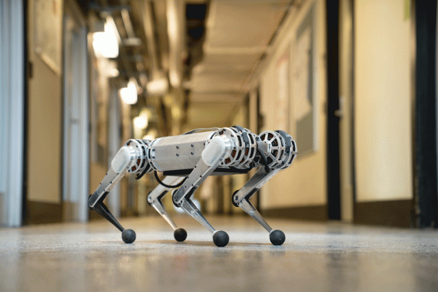 \u200bThis robotic cheetah from MIT, pictured here, can do backflips and walk twice as fast as the average person