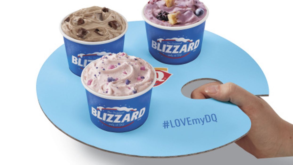 Dairy Queen offering mini Blizzard flights so indecisive customers don't have to choose