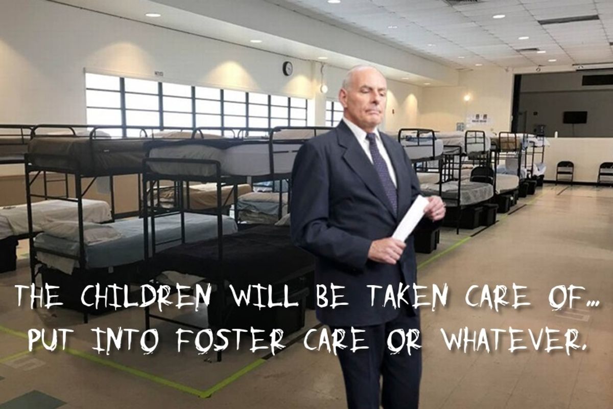 John Kelly All Set To Get Rich Off Of Baby Jails. America!