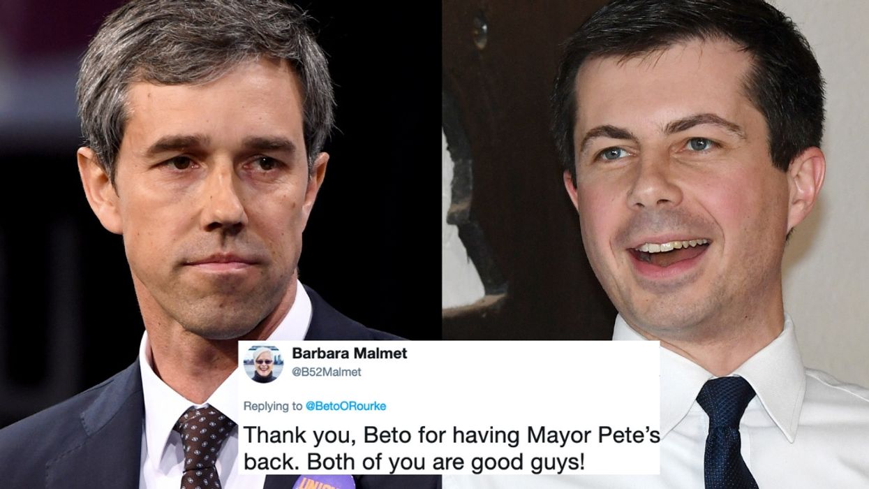 Beto O'Rourke Slams Anti-Gay Protesters' Relentless Attacks On Pete Buttigieg