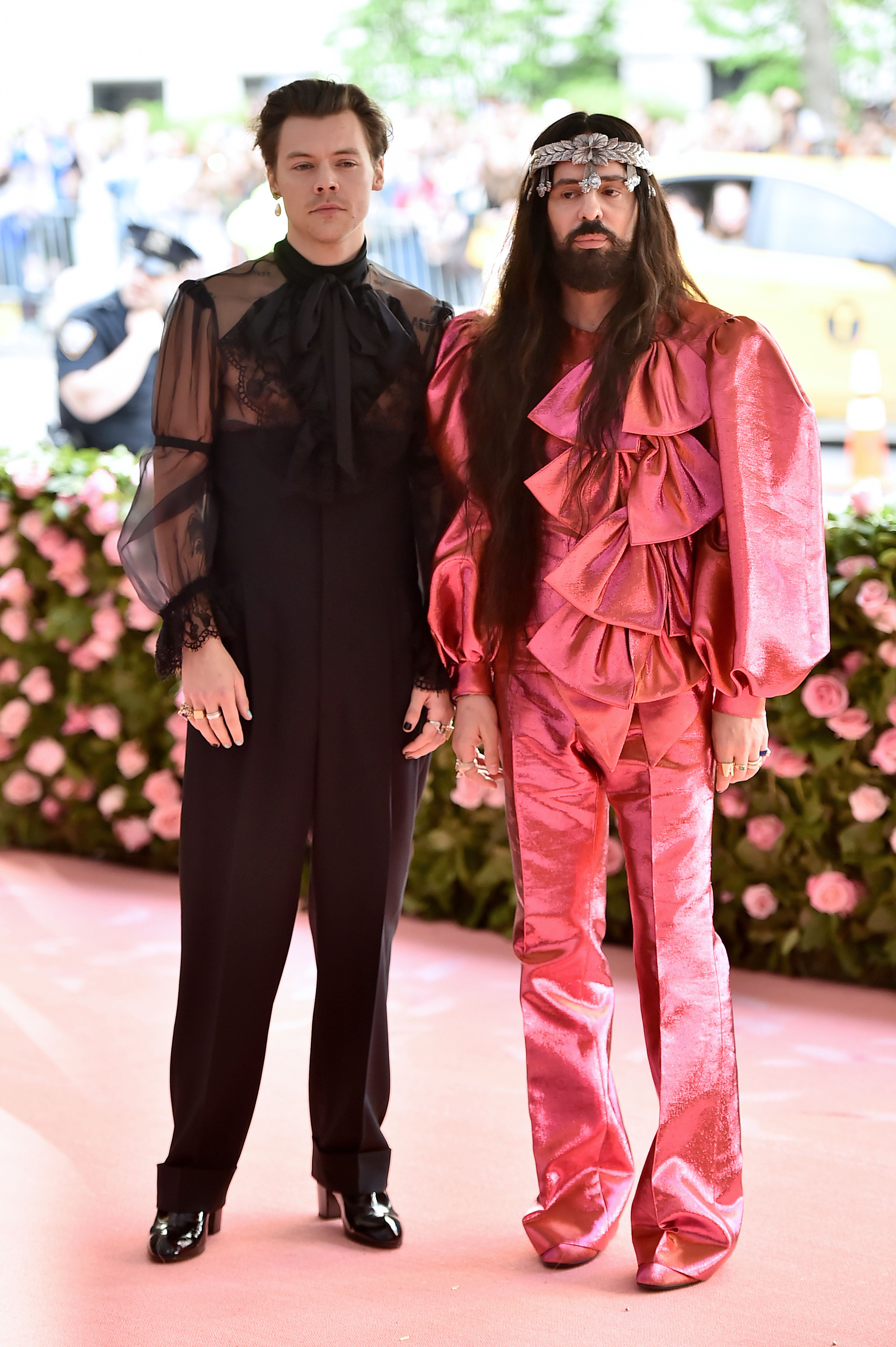 Harry Styles Arrives Met Gala 2019 Alessandro Michele PAPER Magazine