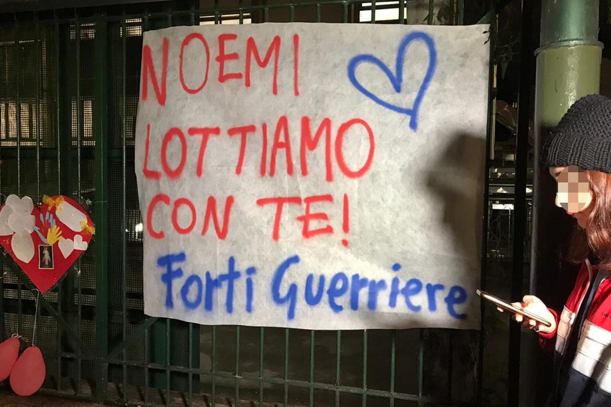 «La ferita di Noemi uguale a una di guerra»