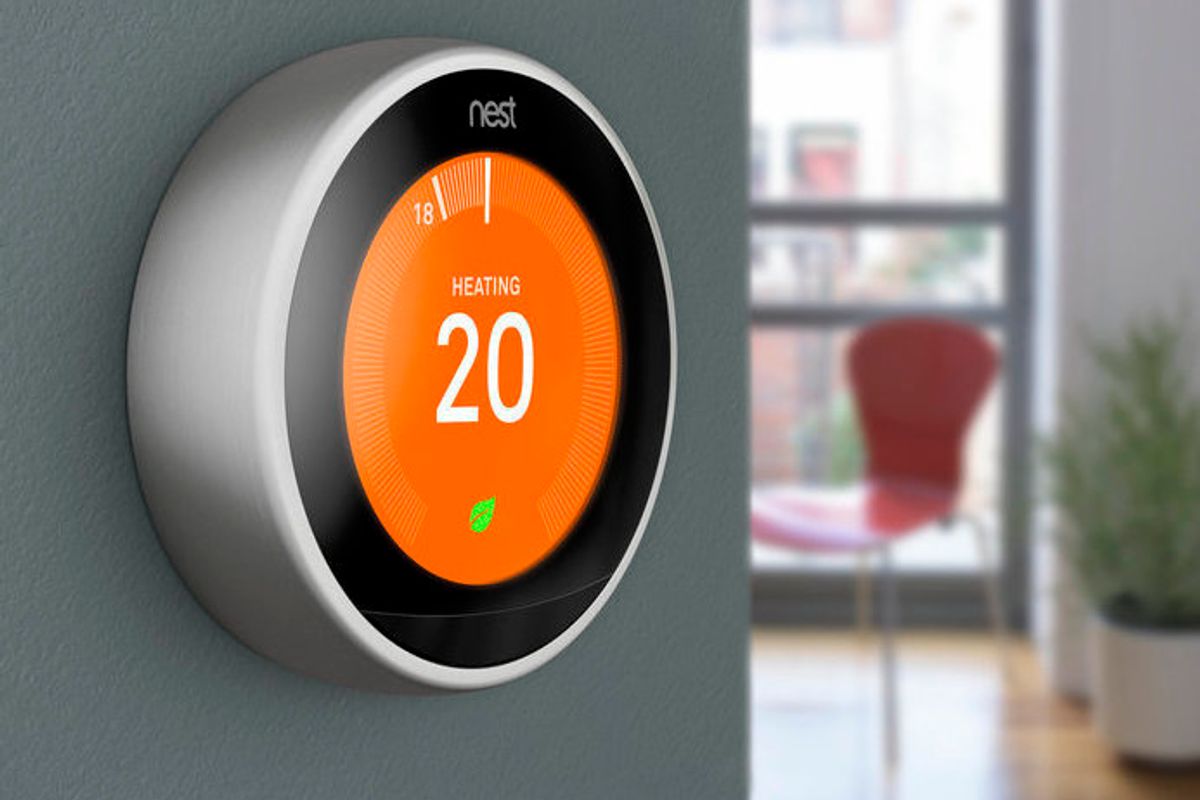 Photo of a Nest Learning Thermostat