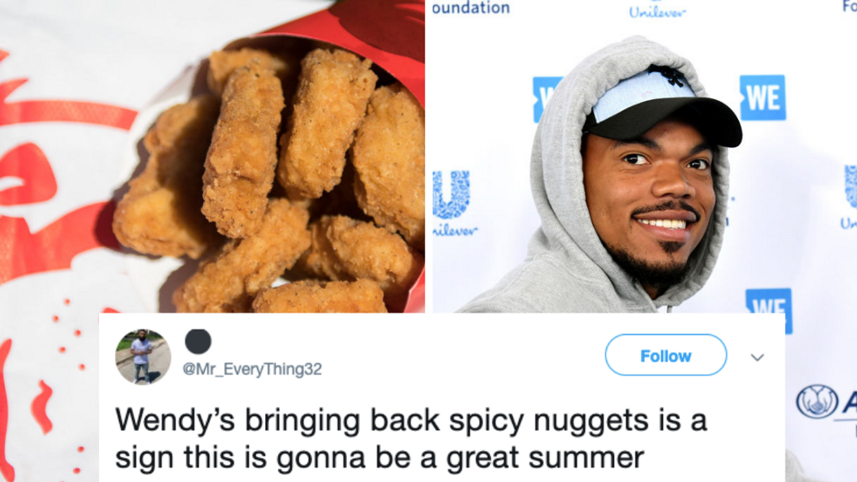 Wendy's Is Officially Bringing Back Their Spicy Chicken Nuggets–And It's All Thanks To A Chance The Rapper Tweet