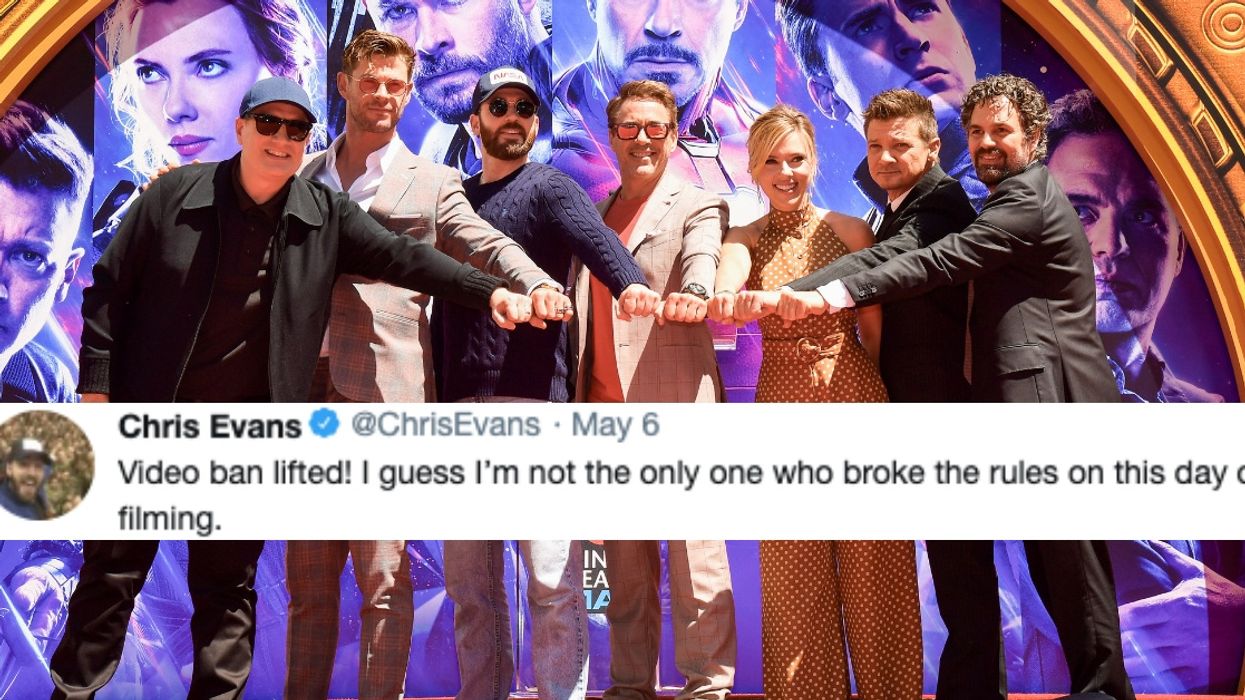 Chris Evans Is Finally Able To Share His Secret Behind-The-Scenes Photos And Videos From 'Avengers: Endgame'