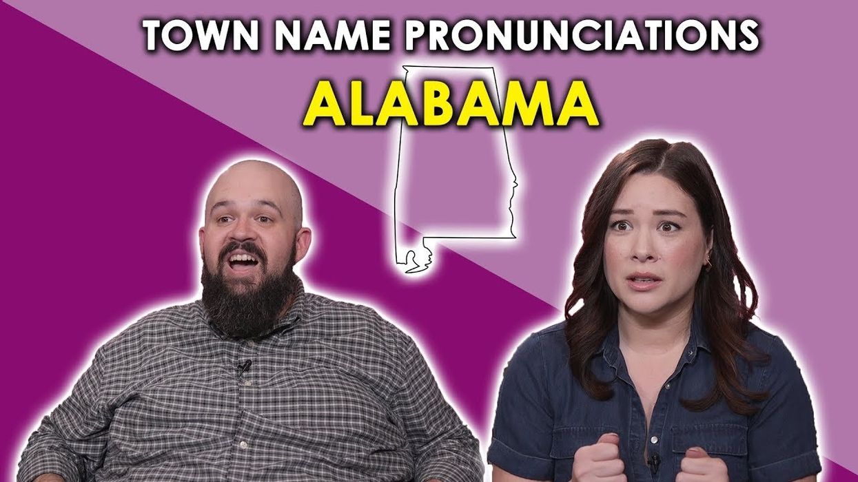 We try to pronounce Alabama town names