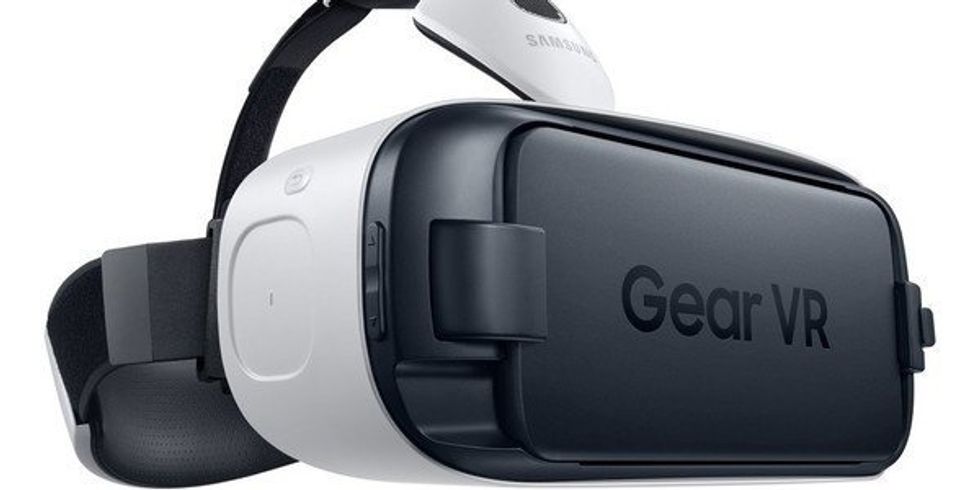 A photo of Samsung Gear VR headset