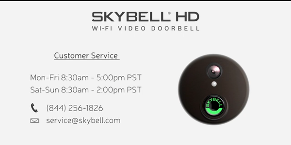 skybell hd installation instructions