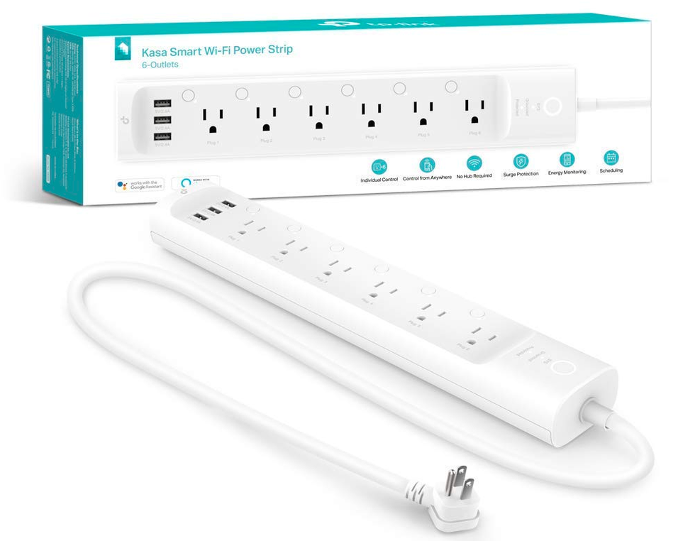 Photo of T-Link Kasa smart power strip