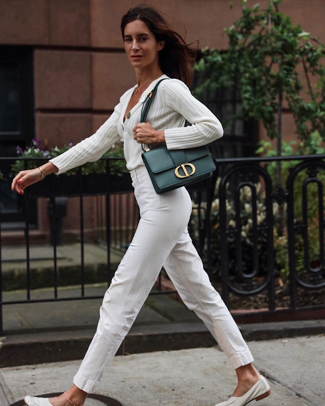 Veronica Ferraro Debuts the Dior '30 Montaigne' Bag  Dior outfits street  styles, Yellow fashion, Sassy outfit