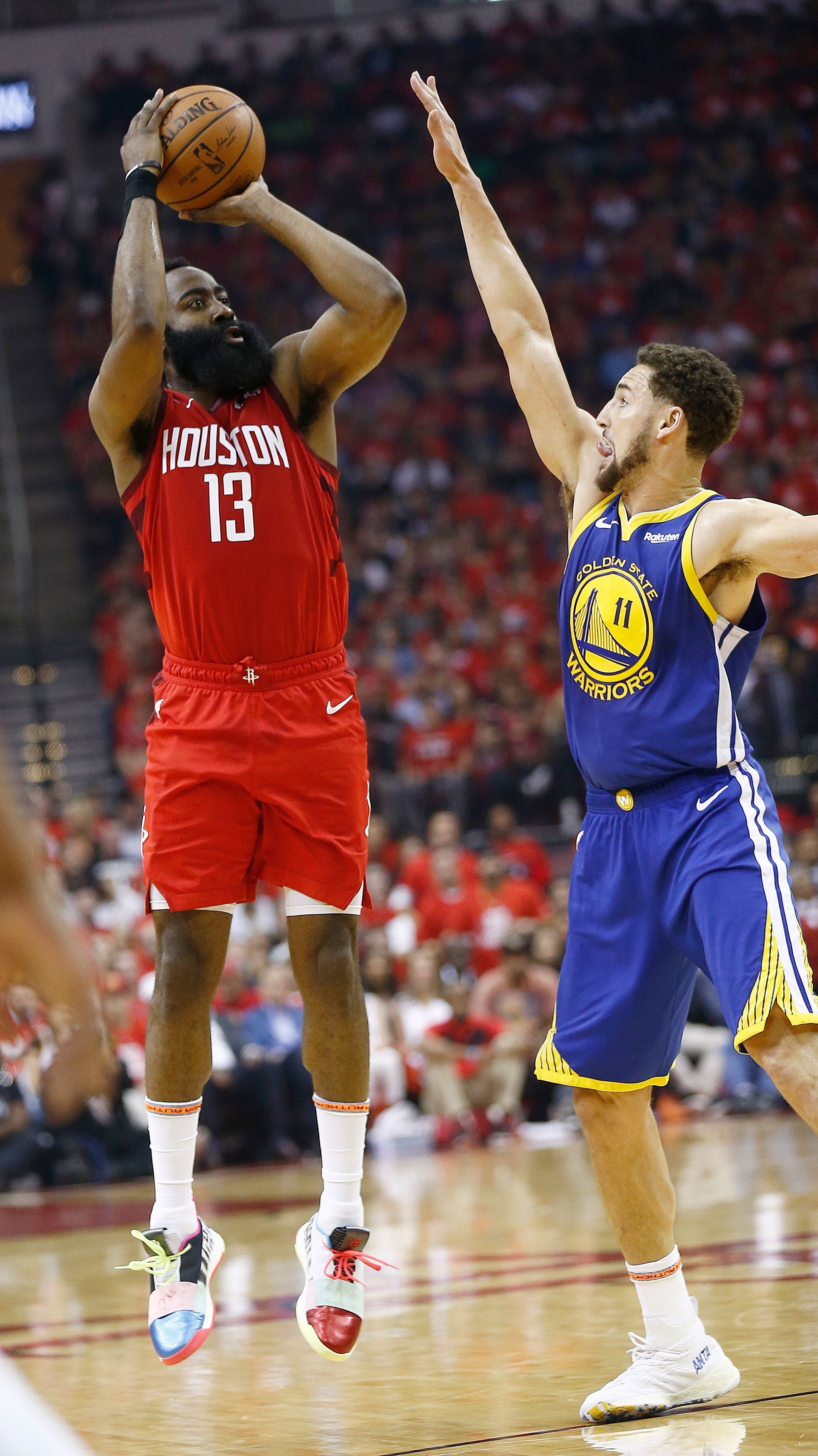 3-pointers from the Rockets'  season-ending loss to the Warriors