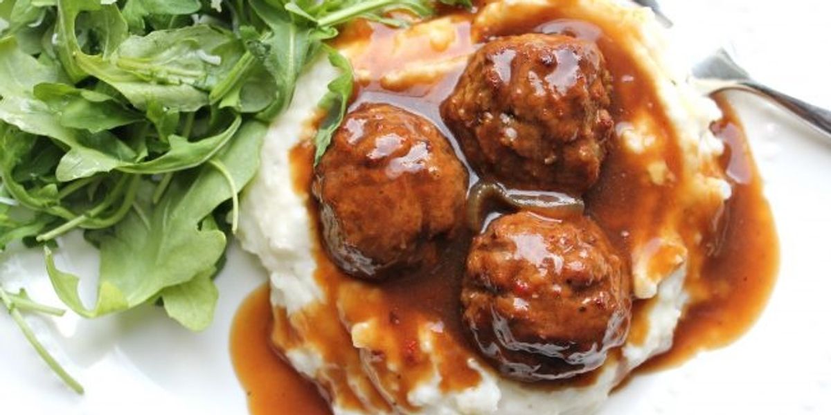 Meatballs in Gravy Instant Pot Recipe (stovetop recipe included ...