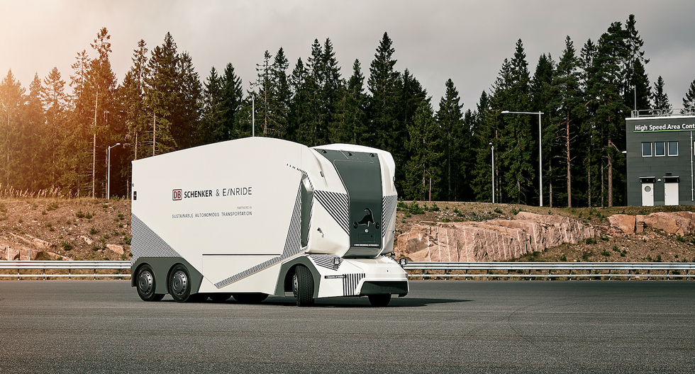 Photo of Einride autonomous truck