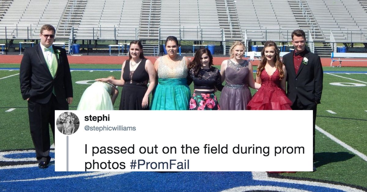 People Are Sharing Their Most Hilarious And Cringe-Worthy #PromFails, And Oof