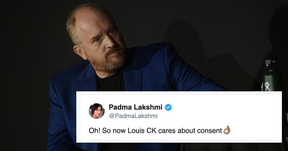 Padma Lakshmi started a brilliant response chain against Louis C.K. for now suddenly wanting 'consent.'