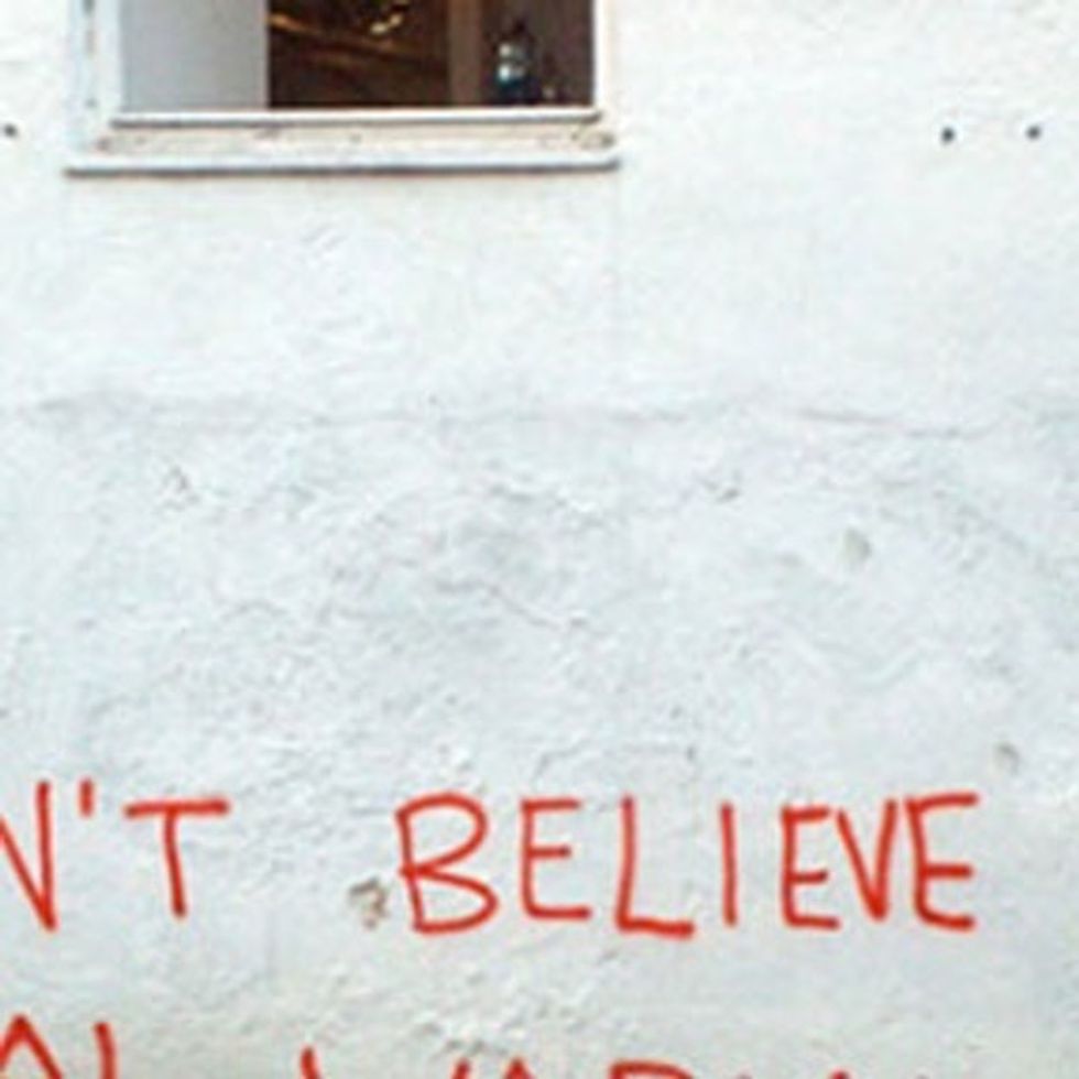 Wait, Banksy Doesn't Believe In Global Warming?