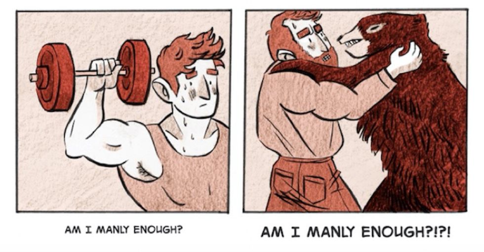 This trans artist turned his awkward moments into a painfully honest web comic.
