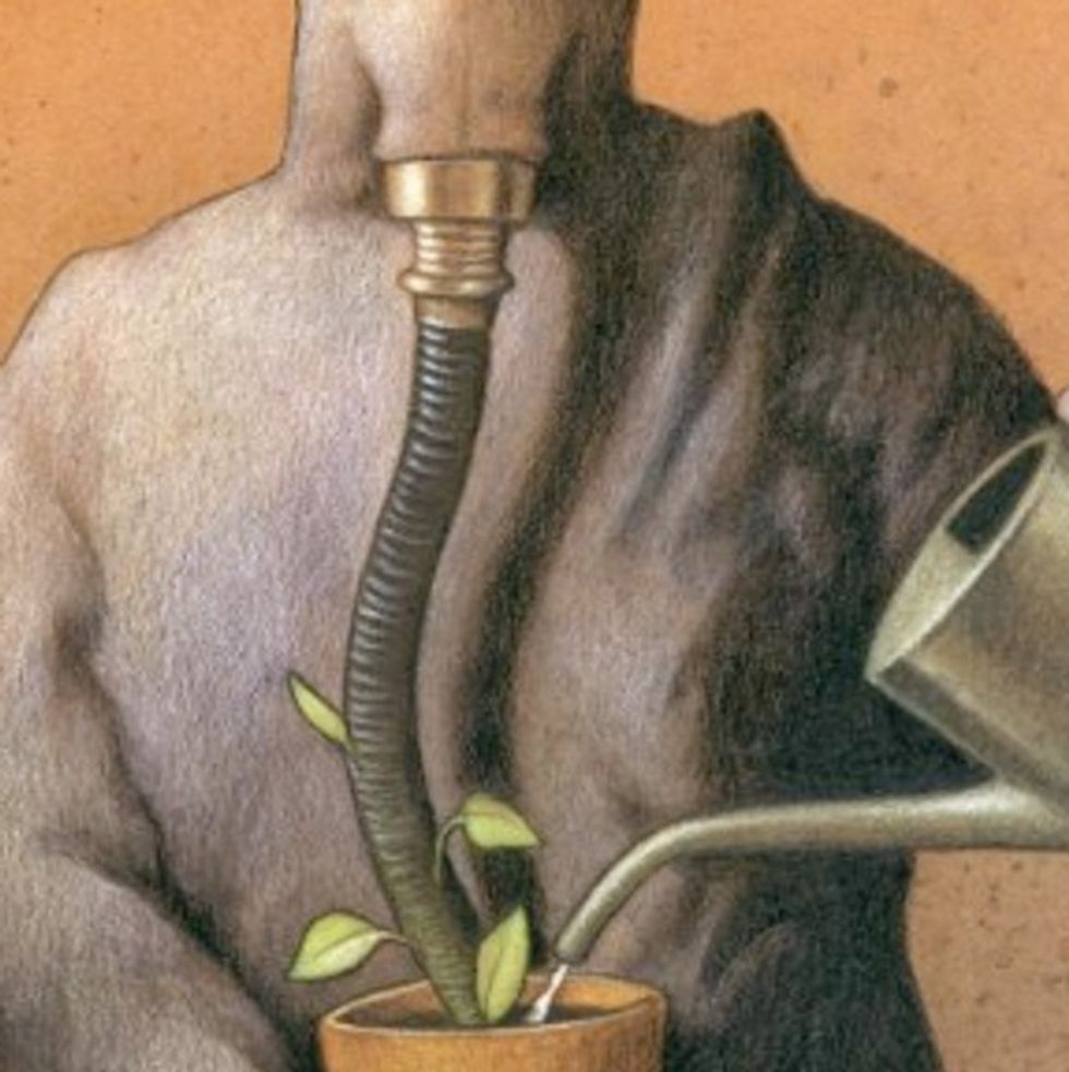 What's Your Take On How This Artist Presents The Powerful And The Powerless?