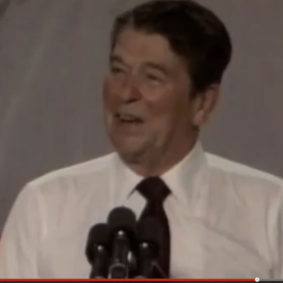 There Couldn't Possibly Be Footage Of Ronald Reagan Saying THIS, Right?