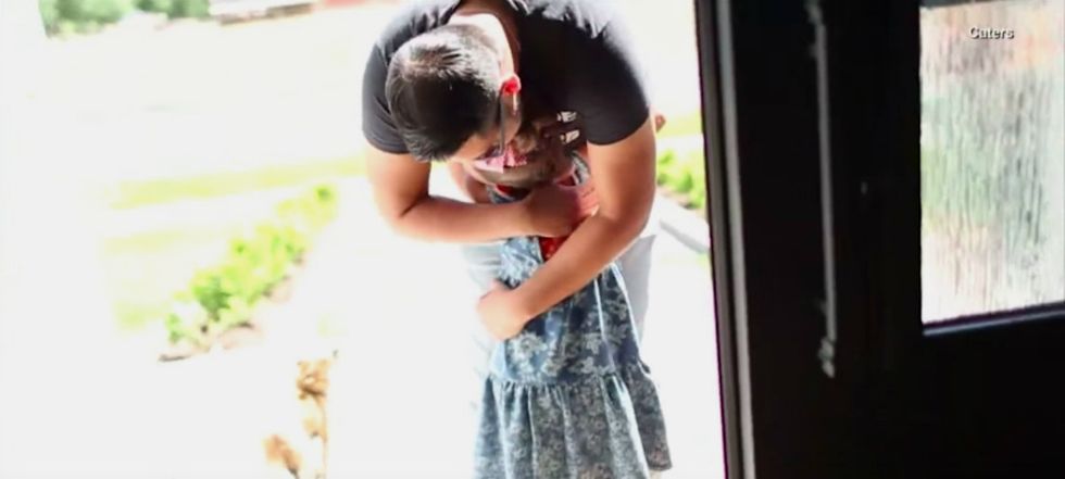 This 7-year-old met her bone marrow donor. It's much more than a feel-good moment.