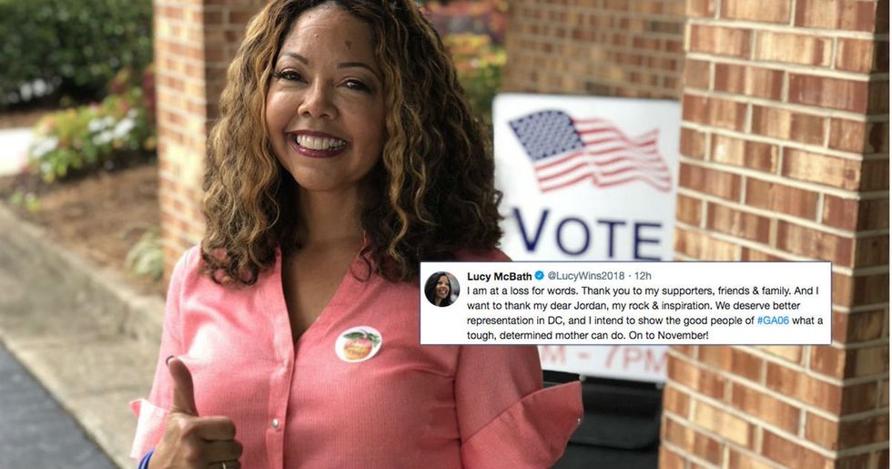 A mom who lost her son to gun violence has won a huge primary in Georgia.